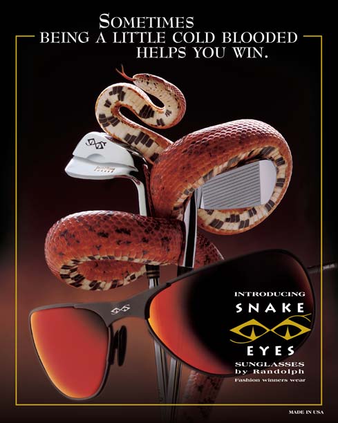 Snake Eyes Sunglasses Brochure